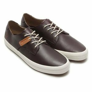 Fred Perry Sneakers Mens Genuine Brown Leather